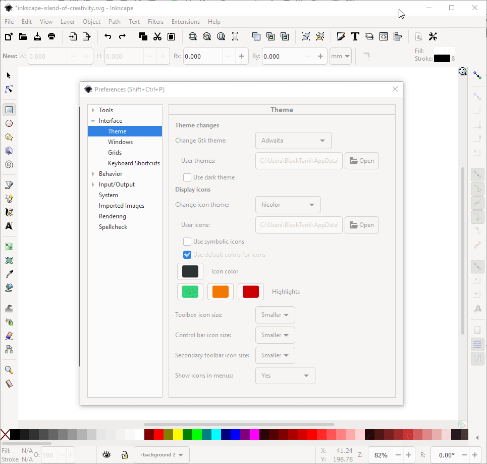 how to bring an inkscape drawing into mac pages